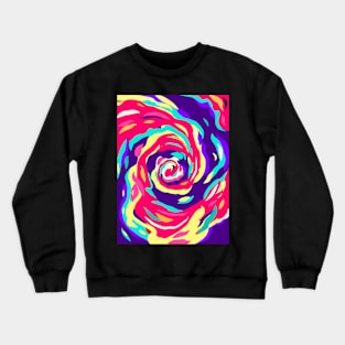 Summer Swirls: Liquid Pop Art Crewneck Sweatshirt